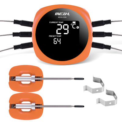 Wireless control Smart BBQ Grill Thermometer With 6 Probes